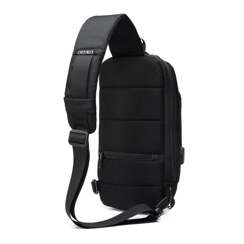 Anti-theft shoulder bag with charging