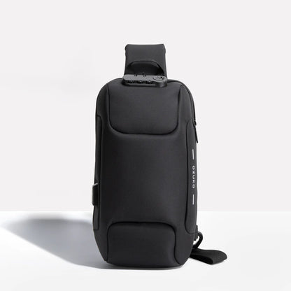 Anti-theft shoulder bag with charging