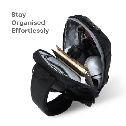 Anti-theft shoulder bag with charging