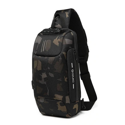 Anti-theft shoulder bag with charging