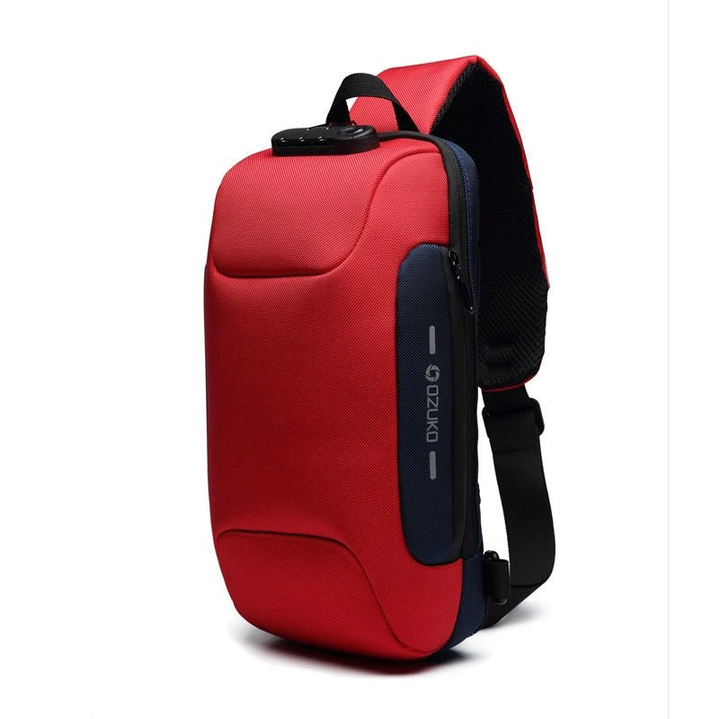 Anti-theft shoulder bag with charging